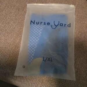 Nurse Yard Blue Compression Socks L/XL